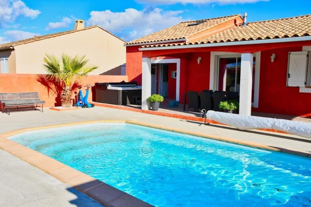 Villa Elegante A Carcassonne Avec Jardin Et Jacuzzi מראה חיצוני תמונה